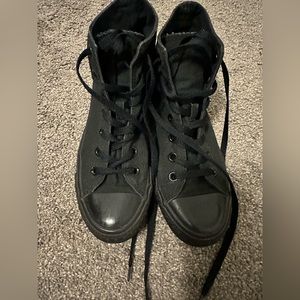 Converse High Tops, all black